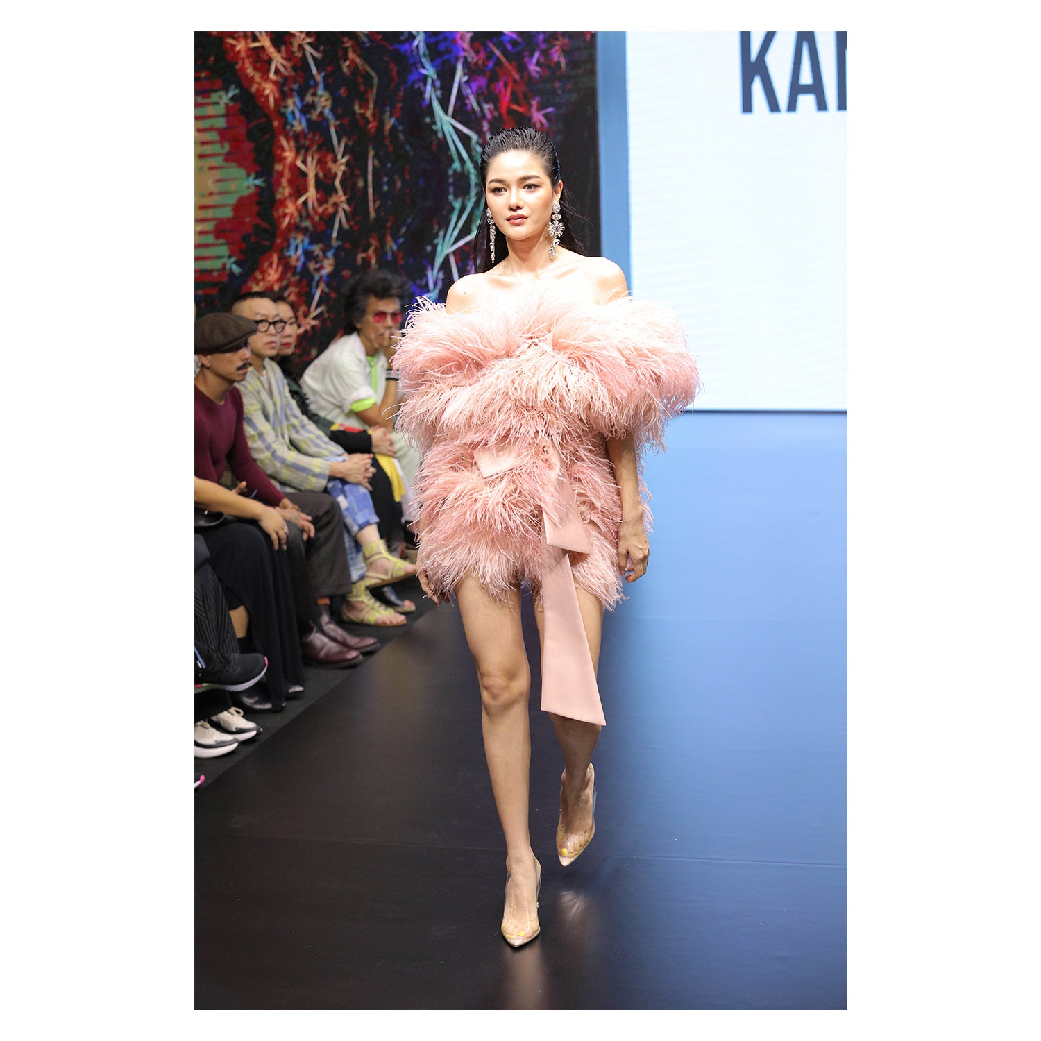 Feathered Whisper Dress