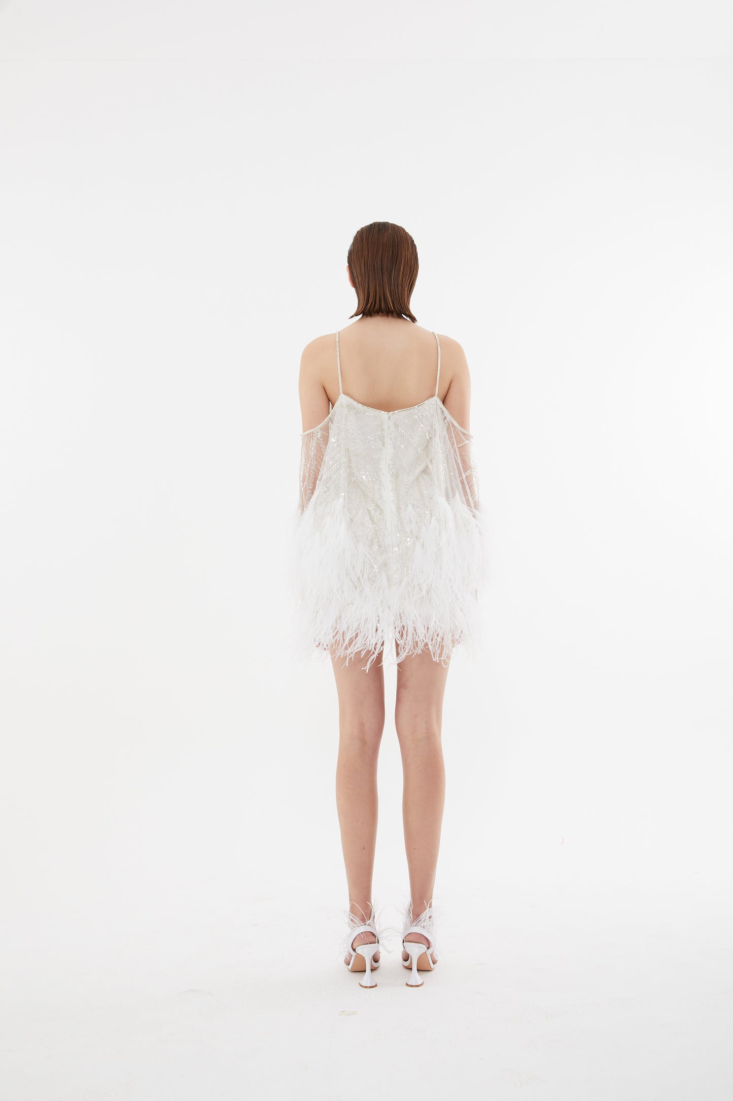 SEA BIRD DRESS - WHITE